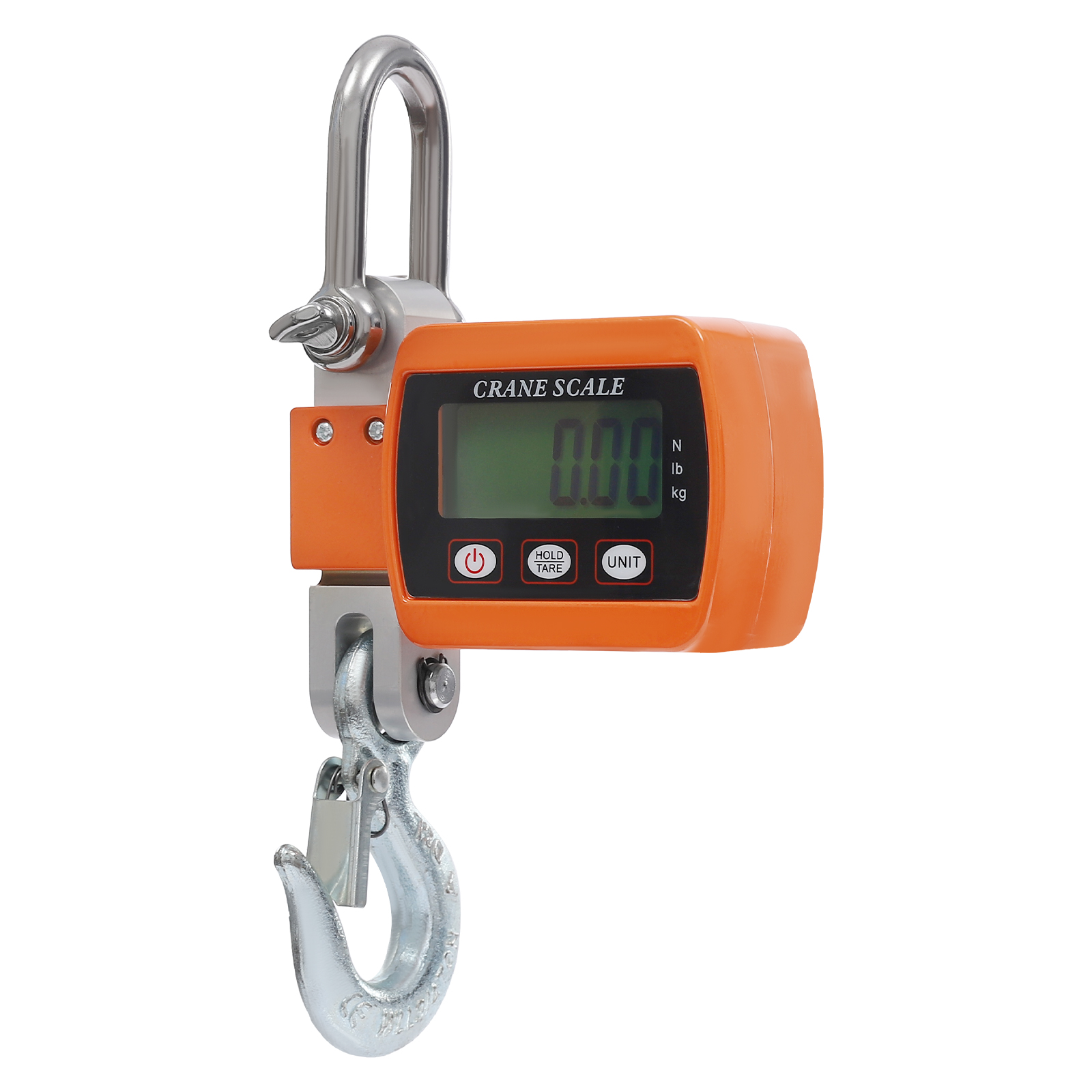 Digital crane scale, Portable mini crane scale, Hanging crane scale, Load capacity: 0.05-500kg, 22*8*5cm, Orange Digital crane scale, Portable mini crane scale, Hanging crane scale, Load capacity: 0.05-500kg, 22*8*5cm, Orange
