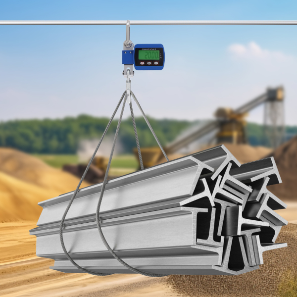 Digital crane scale, Portable mini crane scale, Hanging crane scale, Load capacity: 0.05-500kg, 22*8*5cm, Blue