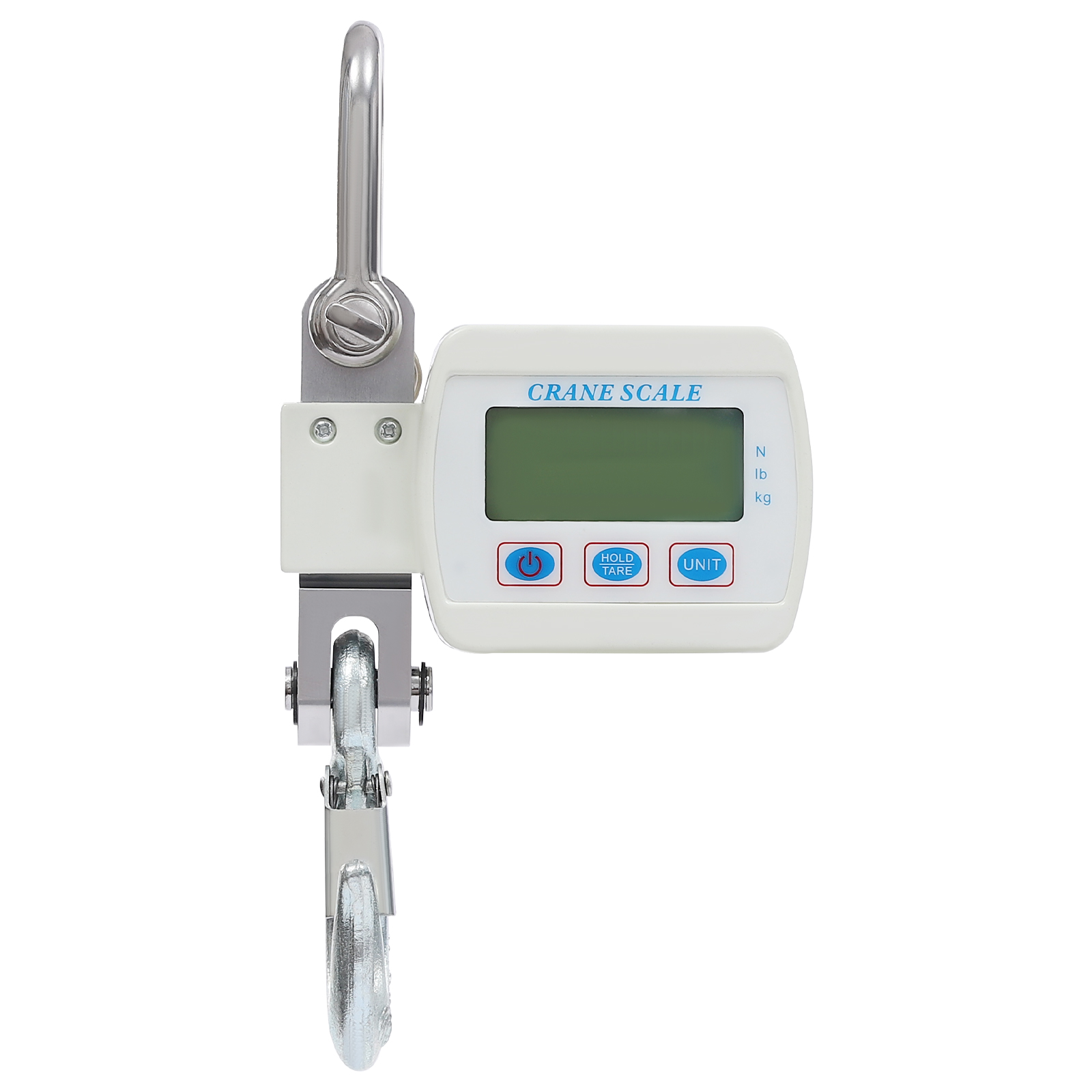 Digital Crane Scale, Portable Mini Crane Scale, Hanging Scale, Load Capacity: 0.05-500kg, 22*8*5cm, White