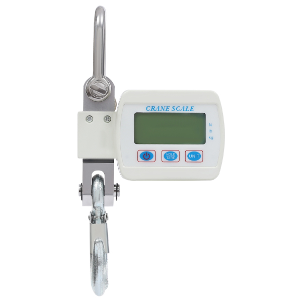Digital Crane Scale, Portable Mini Crane Scale, Hanging Scale, Load Capacity: 0.05-500kg, 22*8*5cm, White