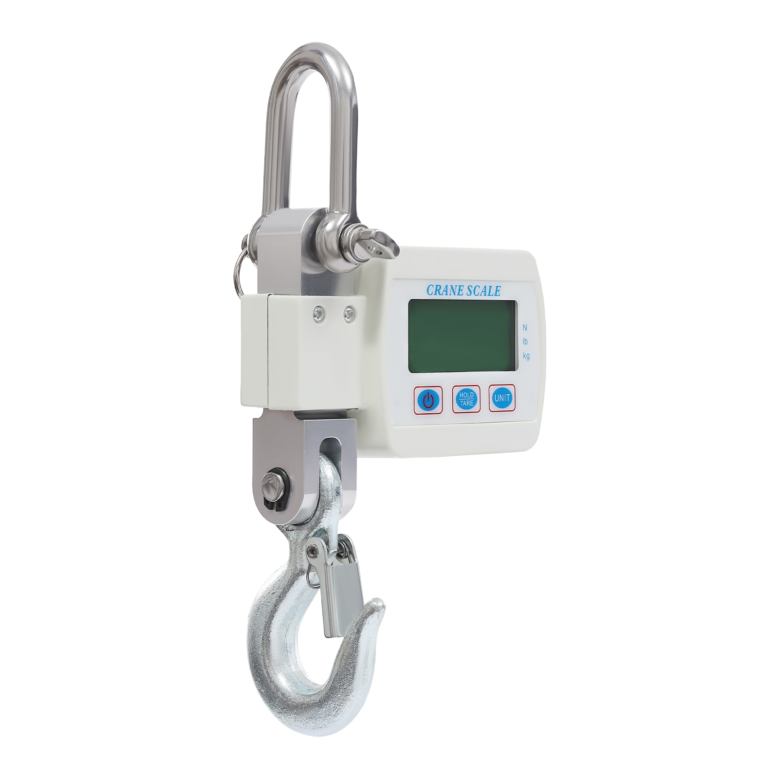 Digital Crane Scale, Portable Mini Crane Scale, Hanging Scale, Load Capacity: 0.05-500kg, 22*8*5cm, White Digital Crane Scale, Portable Mini Crane Scale, Hanging Scale, Load Capacity: 0.05-500kg, 22*8*5cm, White