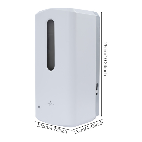2pcs Automatic Liquid Soap Dispenser, Commercial Soap Dispenser, Soap Dispenser for Office Hotel School Restaurant