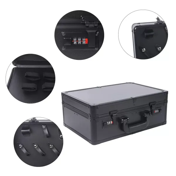 Large Hair Salon Stylist with Tool Case - Portable Case with Large Capacity - Portable and Comfortable - Black Large Hair Salon Stylist with Tool Case - Portable Case with Large Capacity - Portable and Comfortable - Black