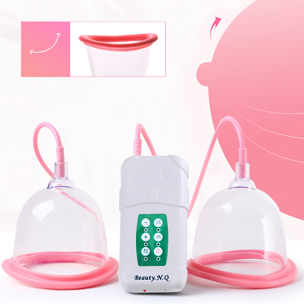 Breast Enlargement Electric Device, Flexible Fit, Body Shaping, 15*7*3.5cm, Pink