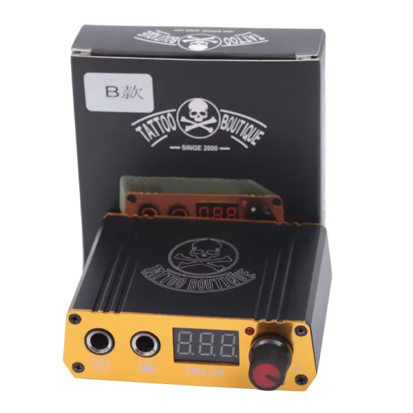 Rotary Tattoo Machine Complete Tattoo Pen with 20 Needle Cartridges Digital Display Power Supply Rotary Tattoo Machine Complete Tattoo Pen with 20 Needle Cartridges Digital Display Power Supply