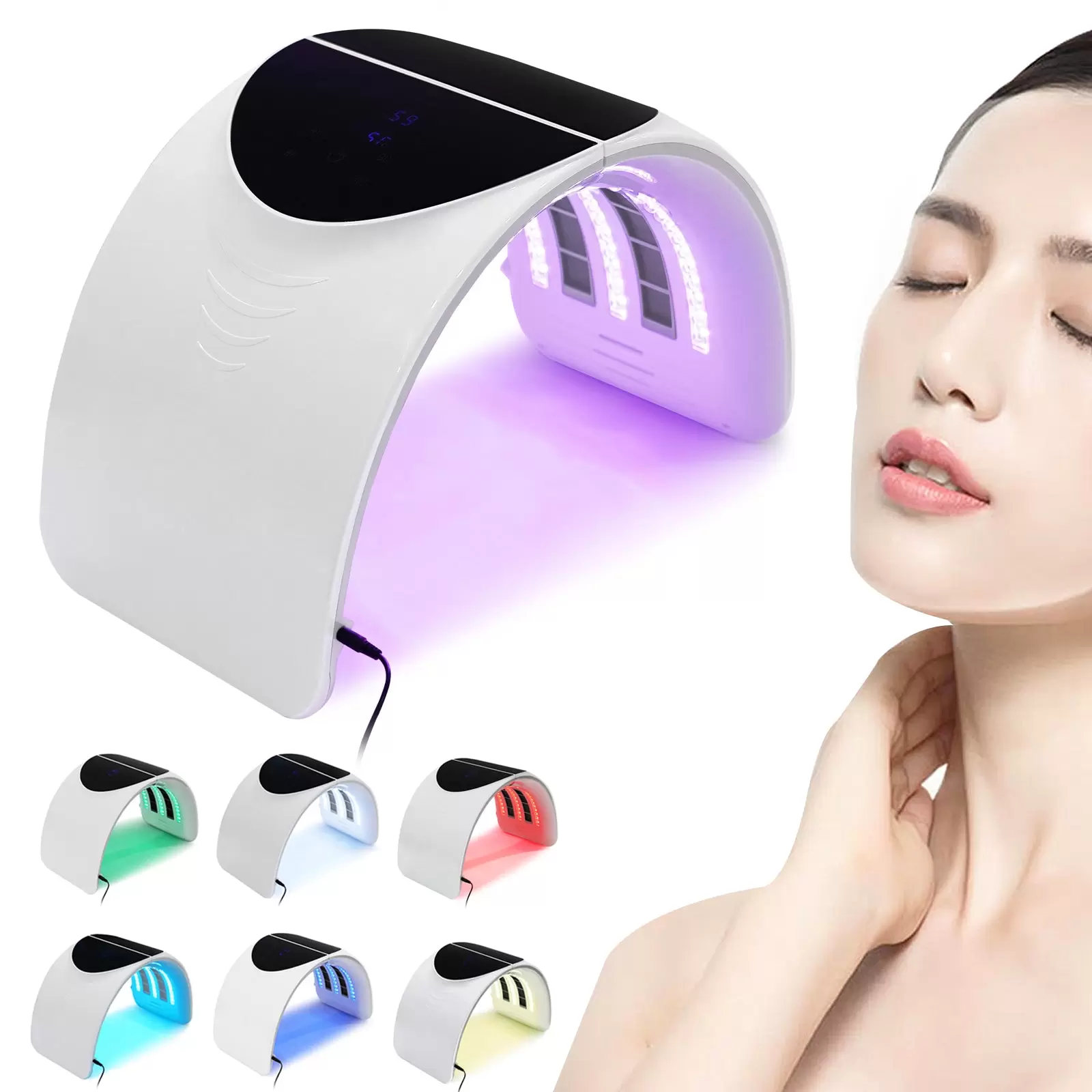 Photon skin care, beauty instrument, facial treatment, blood circulation beauty instrument