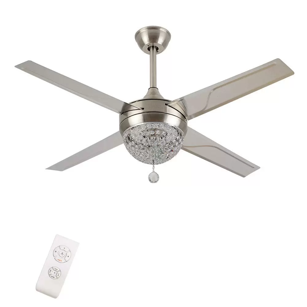 Modern ceiling fan with lighting and remote control 44" dimmable LED 220 V Modern ceiling fan with lighting and remote control 44" dimmable LED 220 V