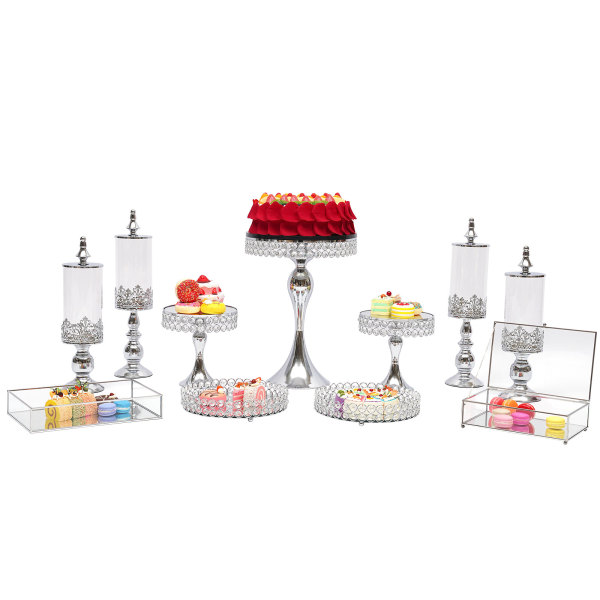 11PCS Cake Stand,premium Removable Cake Tray, For Wedding Party, Cupcakes, Desserts, Afternoon Tea