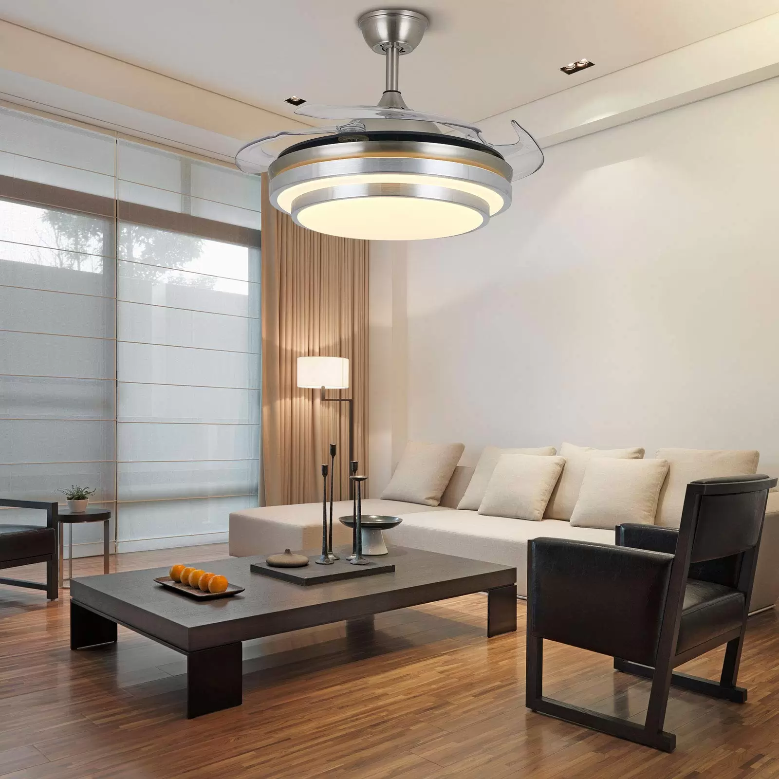 36" Ceiling Fan with Lighting Invisible Remote Control 4 Retractable Blade Fan for Dining Room 36" Ceiling Fan with Lighting Invisible Remote Control 4 Retractable Blade Fan for Dining Room