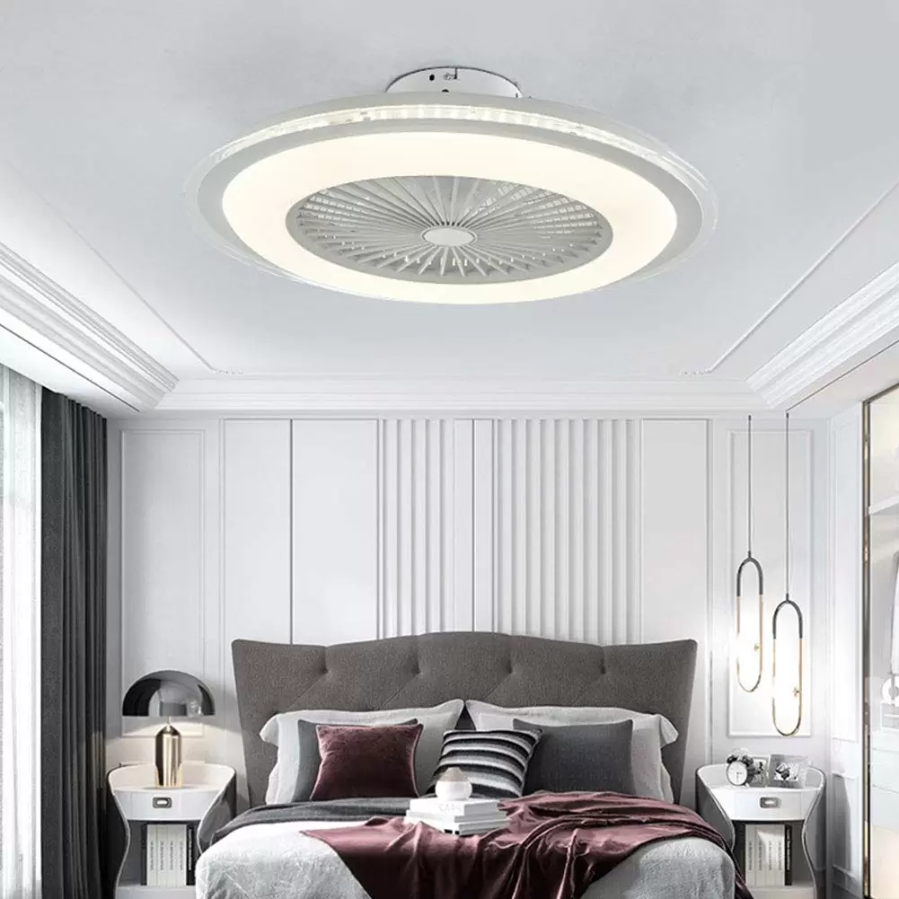 60 W LED ceiling light with LED lighting and dimmable remote control White 60 W LED ceiling light with LED lighting and dimmable remote control White