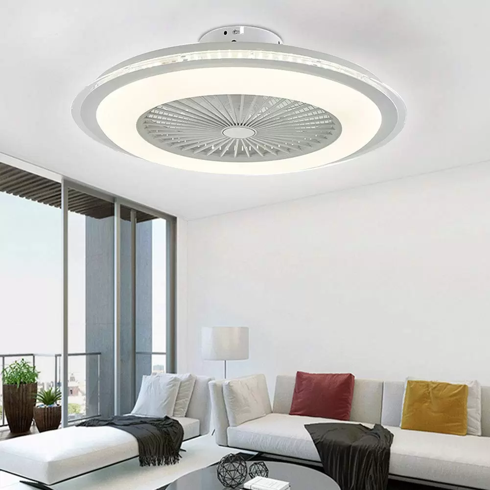 60 W LED ceiling light with LED lighting and dimmable remote control White 60 W LED ceiling light with LED lighting and dimmable remote control White