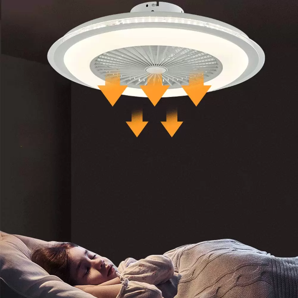 60 W LED ceiling light with LED lighting and dimmable remote control White 60 W LED ceiling light with LED lighting and dimmable remote control White