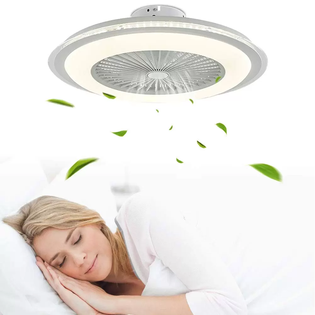 60 W LED ceiling light with LED lighting and dimmable remote control White 60 W LED ceiling light with LED lighting and dimmable remote control White