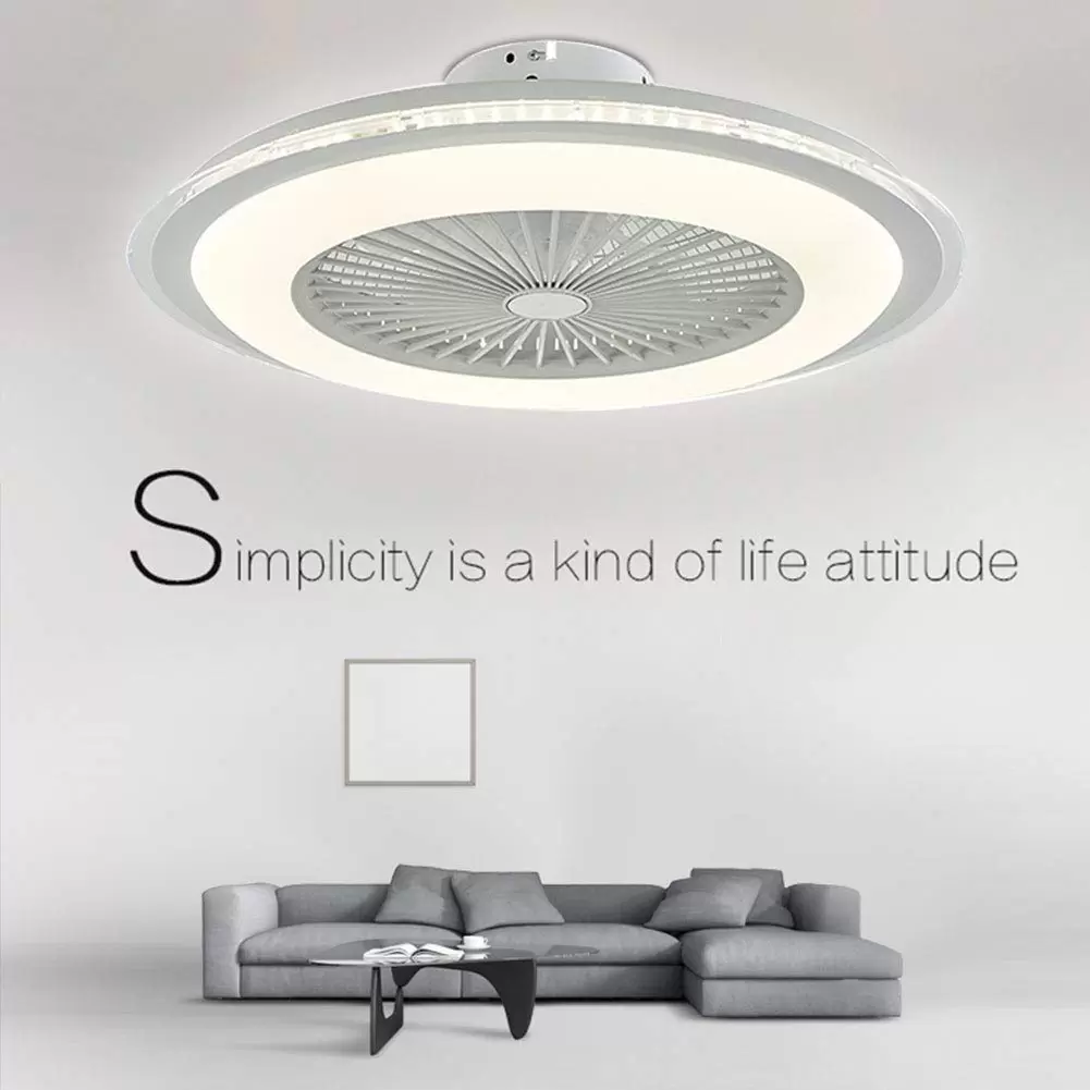 60 W LED ceiling light with LED lighting and dimmable remote control White 60 W LED ceiling light with LED lighting and dimmable remote control White
