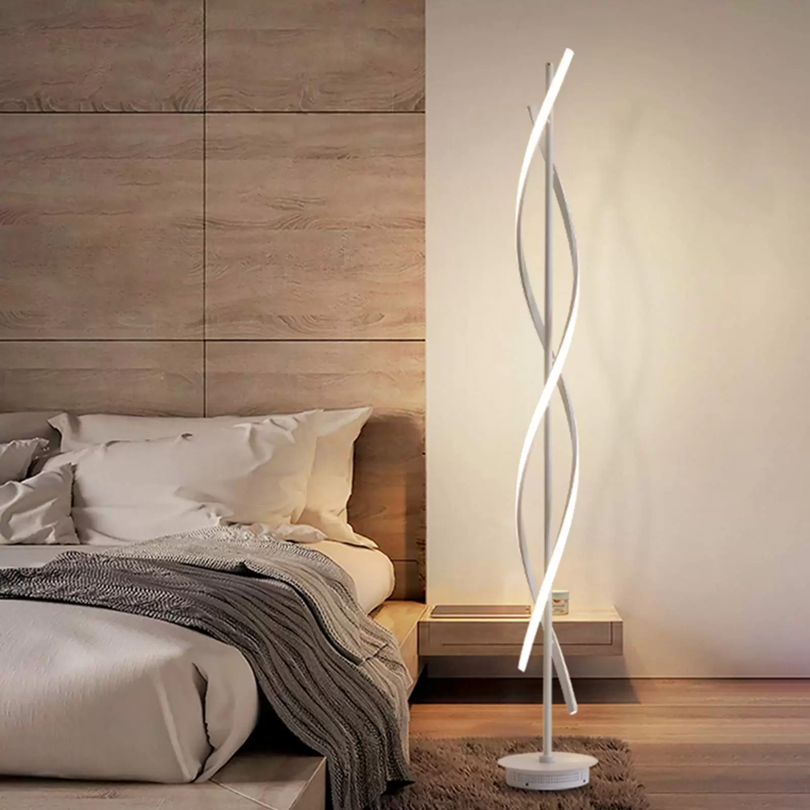 LED Floor Lamp 220V 30W Dimmable, 1.35m, Stylish Design Floor Lamp for Bedroom, Reading Lamp LED Floor Lamp 220V 30W Dimmable, 1.35m, Stylish Design Floor Lamp for Bedroom, Reading Lamp