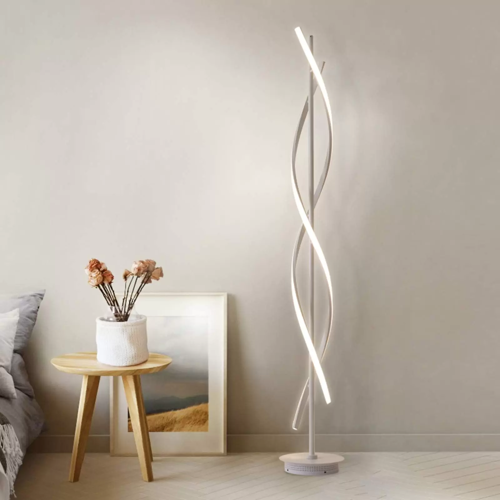 LED Floor Lamp 220V 30W Dimmable, 1.35m, Stylish Design Floor Lamp for Bedroom, Reading Lamp LED Floor Lamp 220V 30W Dimmable, 1.35m, Stylish Design Floor Lamp for Bedroom, Reading Lamp