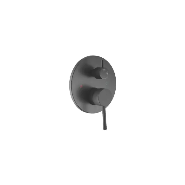 Matte Black Recessed Shower System with Two Spray Options 10" Overhead Shower and Hand Shower with High Quality Material Sturdy and Durable