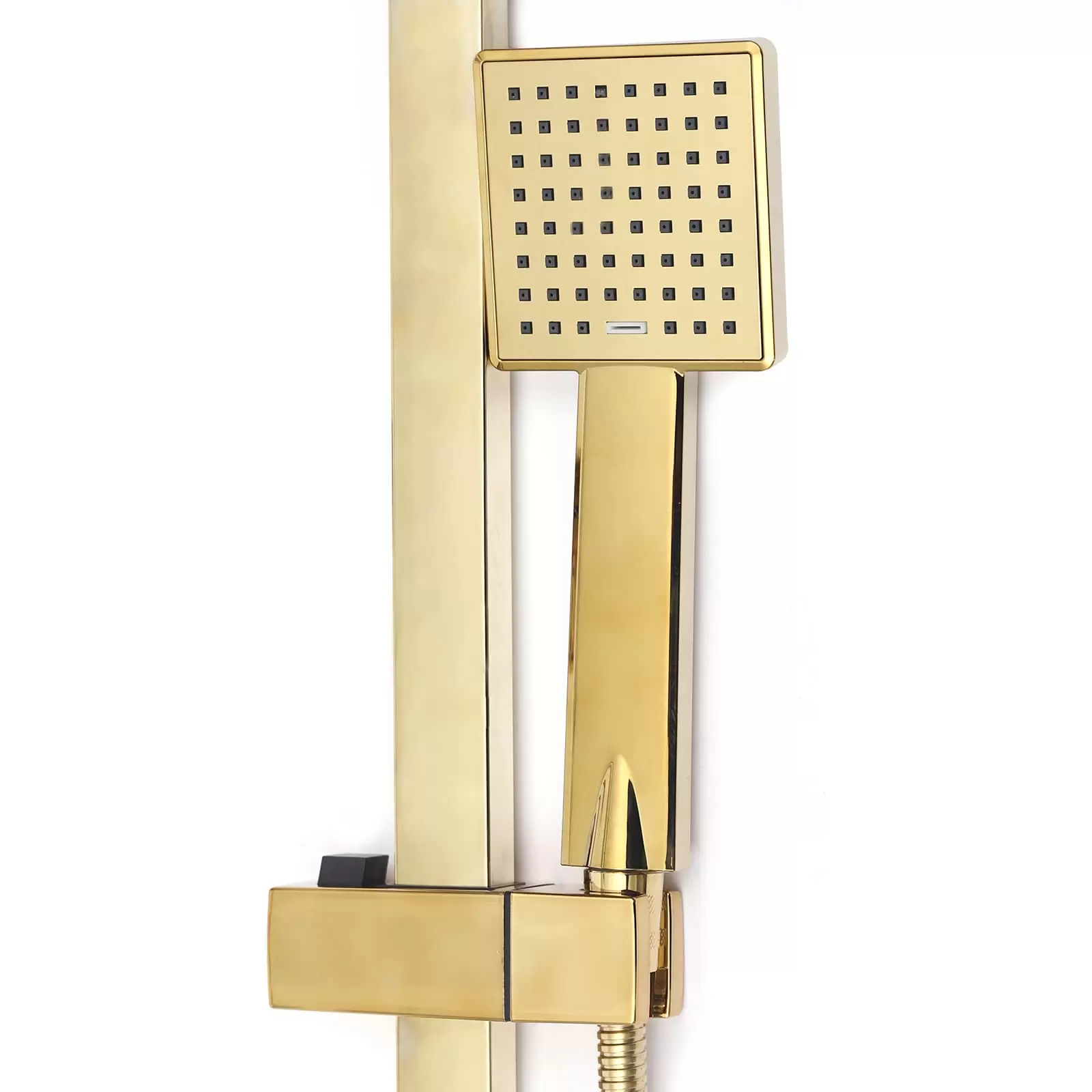 Shower System Faucets Rain Shower Shower Set with Hand Shower Shower Bar Brass 9x9" Shower System Faucets Rain Shower Shower Set with Hand Shower Shower Bar Brass 9x9"