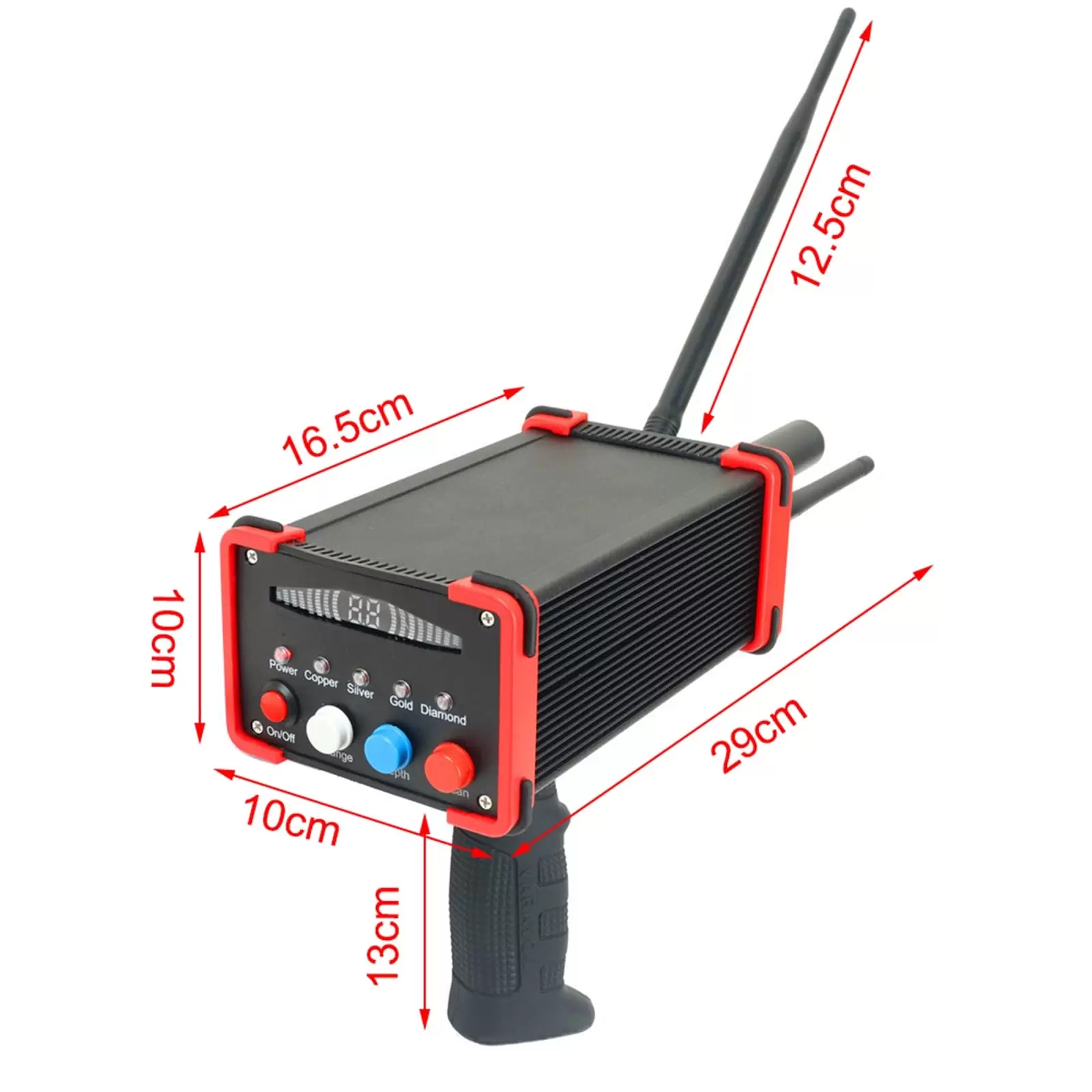 Silver Diamond Metal Detector - Gold Metal Detector - Used to detect gold, silver, copper. Silver Diamond Metal Detector - Gold Metal Detector - Used to detect gold, silver, copper.