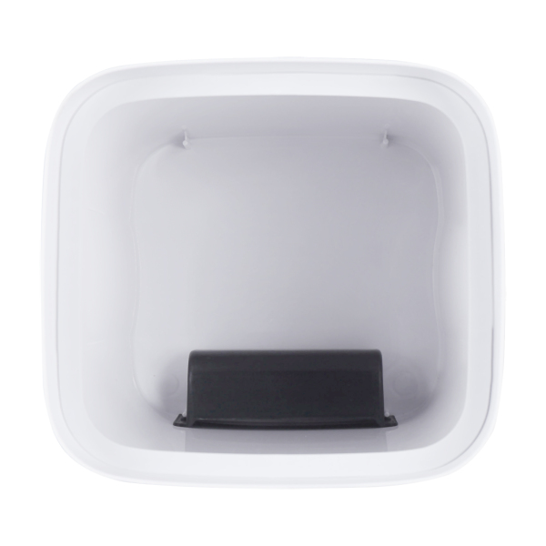 4.23gal Automatic Trash Smart Sensing Trash Can Battery Placed in the Kitchen Bedroom Bathroom Living Room 9.1*8.7*13.8in White