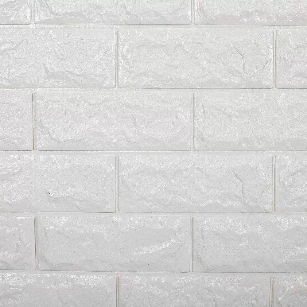 3D PE Foam Wall Paper Self-Adhesive Soft Anti-Collision Wall Decor for Bathroom Balcony Kitchen 70x77cm 3D PE Foam Wall Paper Self-Adhesive Soft Anti-Collision Wall Decor for Bathroom Balcony Kitchen 70x77cm