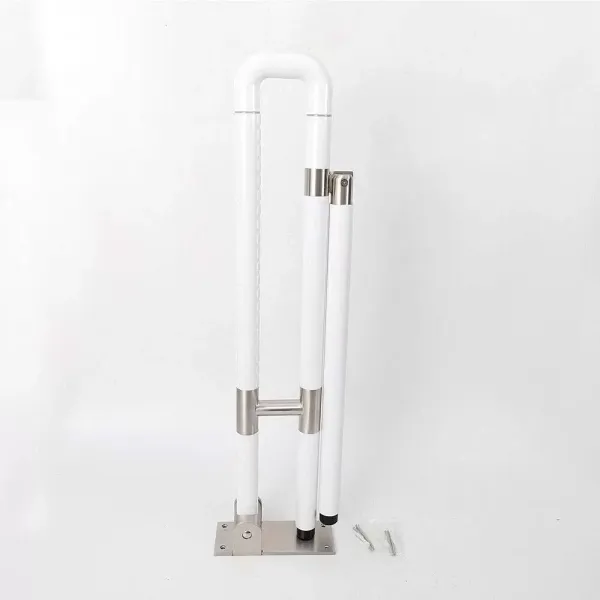 Vertriebs Wall Mounted Folding Grab Bar Stainless Steel Bathroom Grab Bar 75cm White Vertriebs Wall Mounted Folding Grab Bar Stainless Steel Bathroom Grab Bar 75cm White