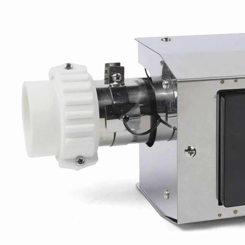 Swimming Pool Heat Pump, 3 kW, Stainless Steel, Electric Swimming Pool Heater, 3 kW Thermostat