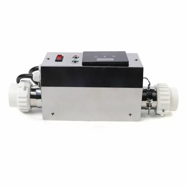 Swimming Pool Heat Pump, 3 kW, Stainless Steel, Electric Swimming Pool Heater, 3 kW Thermostat