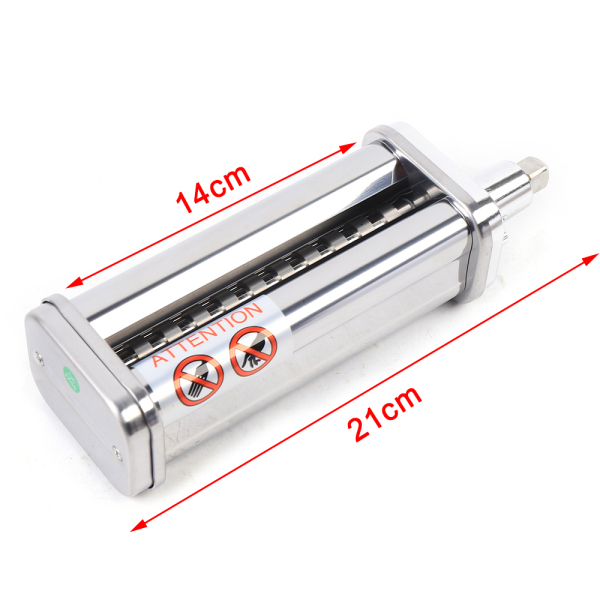 Stainless Steel Pasta Cutter, Spaghetti Pasta Cutter, Pasta Attachment, Accessory For Food Processor(Thicker Noddles)