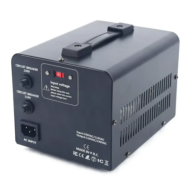2000W Voltage Converter Heavy Duty Voltage Transformer Step-up Down 110V  230V  with Multiple Plugs and Overload Protection