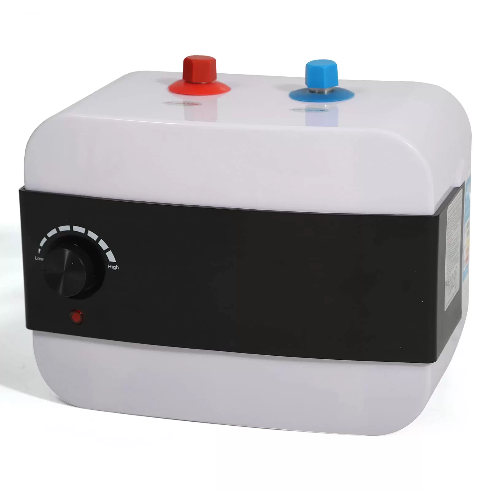 12.8*9*10.63in Horizontal Electric Water Heater Small Instantaneous Water Heater 6 L For Installation In Small Residential Areas Apartments
