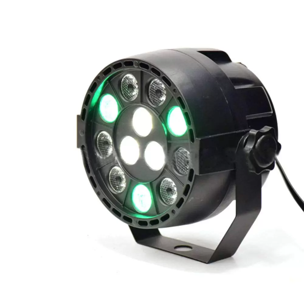 Par Light Multiple Control Modes Stage Light 4PCS Mini Par Light with Long Power Cord Practical Bracket for Birthday Parties