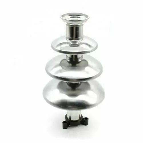 Chocolate Fountain 4 Animals in Stainless Steel 170 W Chocolate Fondue with Keep Warm Function Flow Function Adjustable Height for Birthday Parties