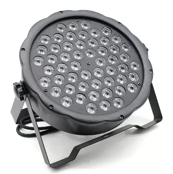 RibasuBB LED Par Spotlight, 162 W 54 LED RGB Stage Light 7CH DMX PAR Can Light Club Disco Party DJ Show Light