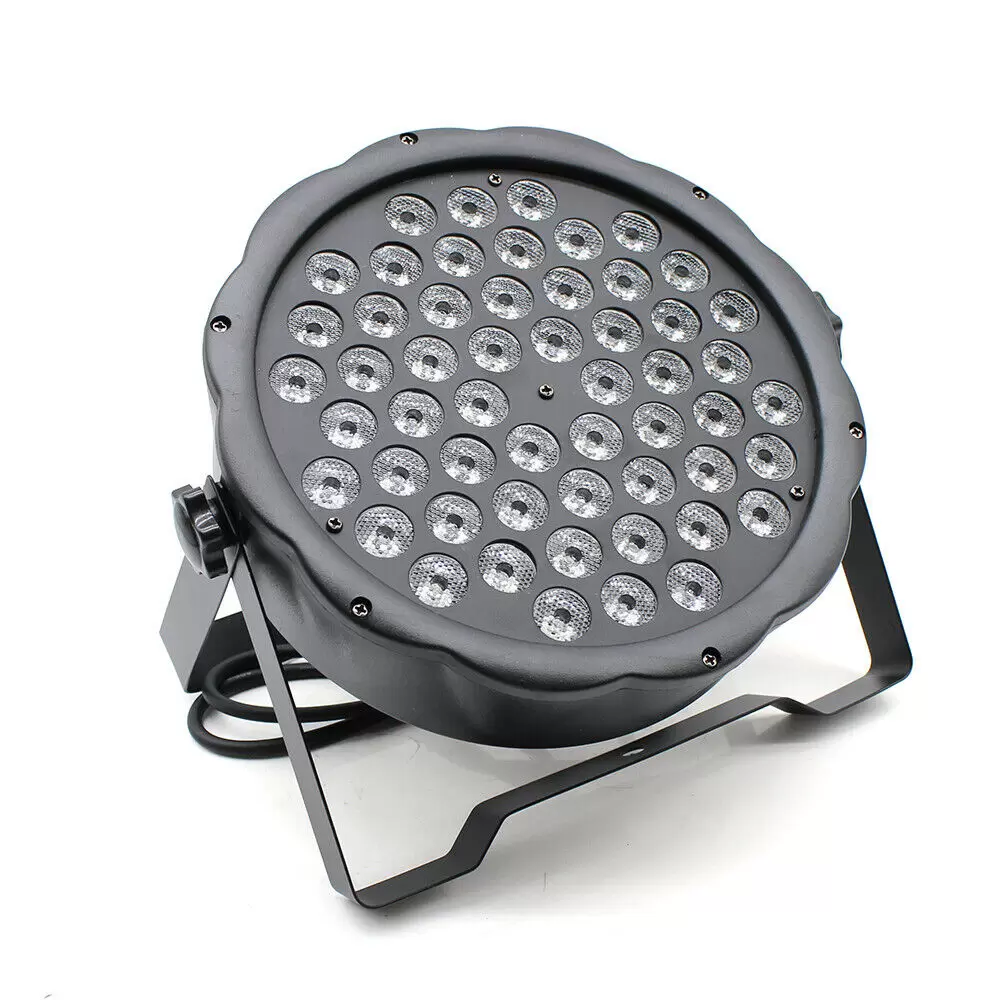 RibasuBB LED Par Spotlight, 162 W 54 LED RGB Stage Light 4&8CH DMX PAR Can Light Club Disco Party DJ Show Light