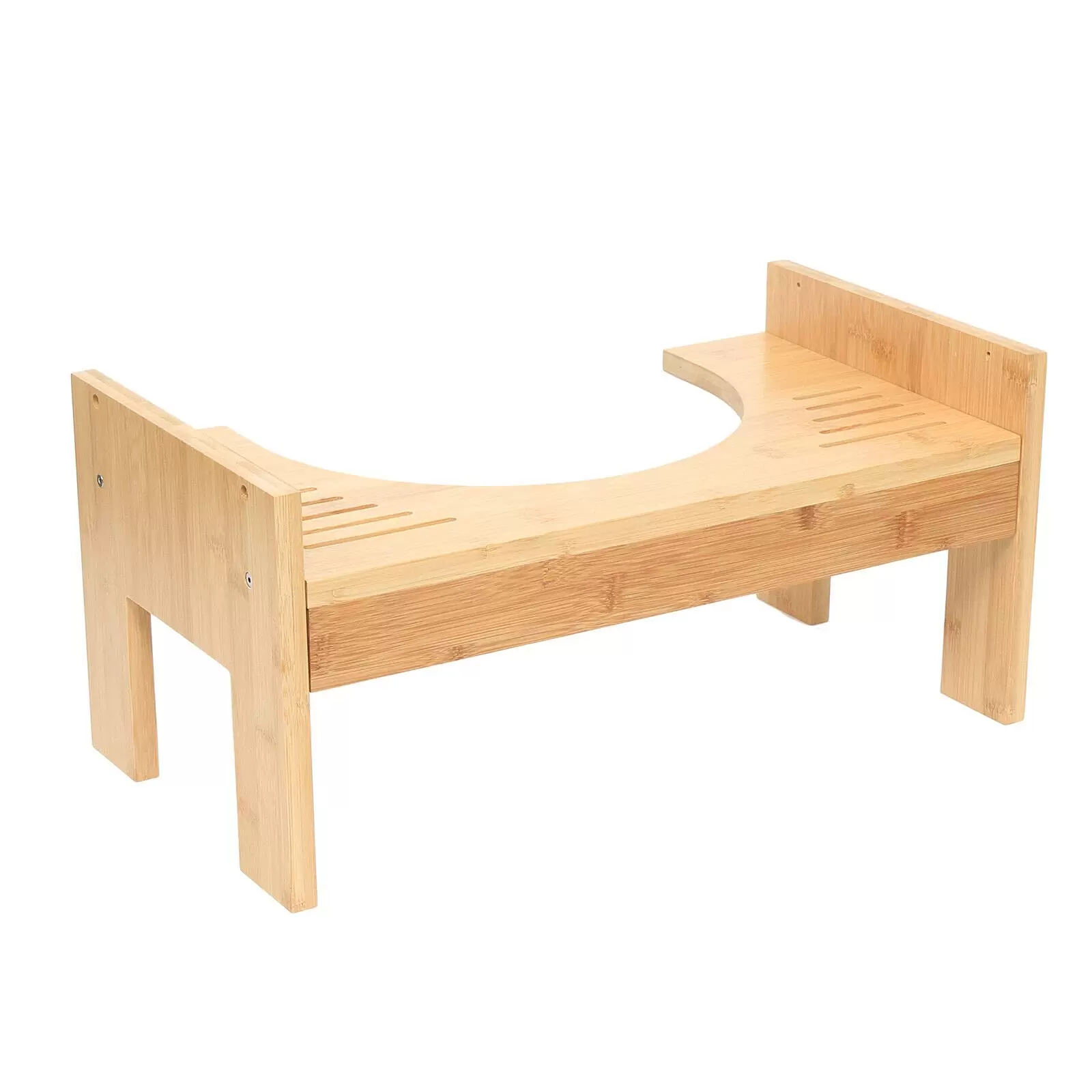 Bamboo toilet stool for children and adults against constipation and hemorrhoids