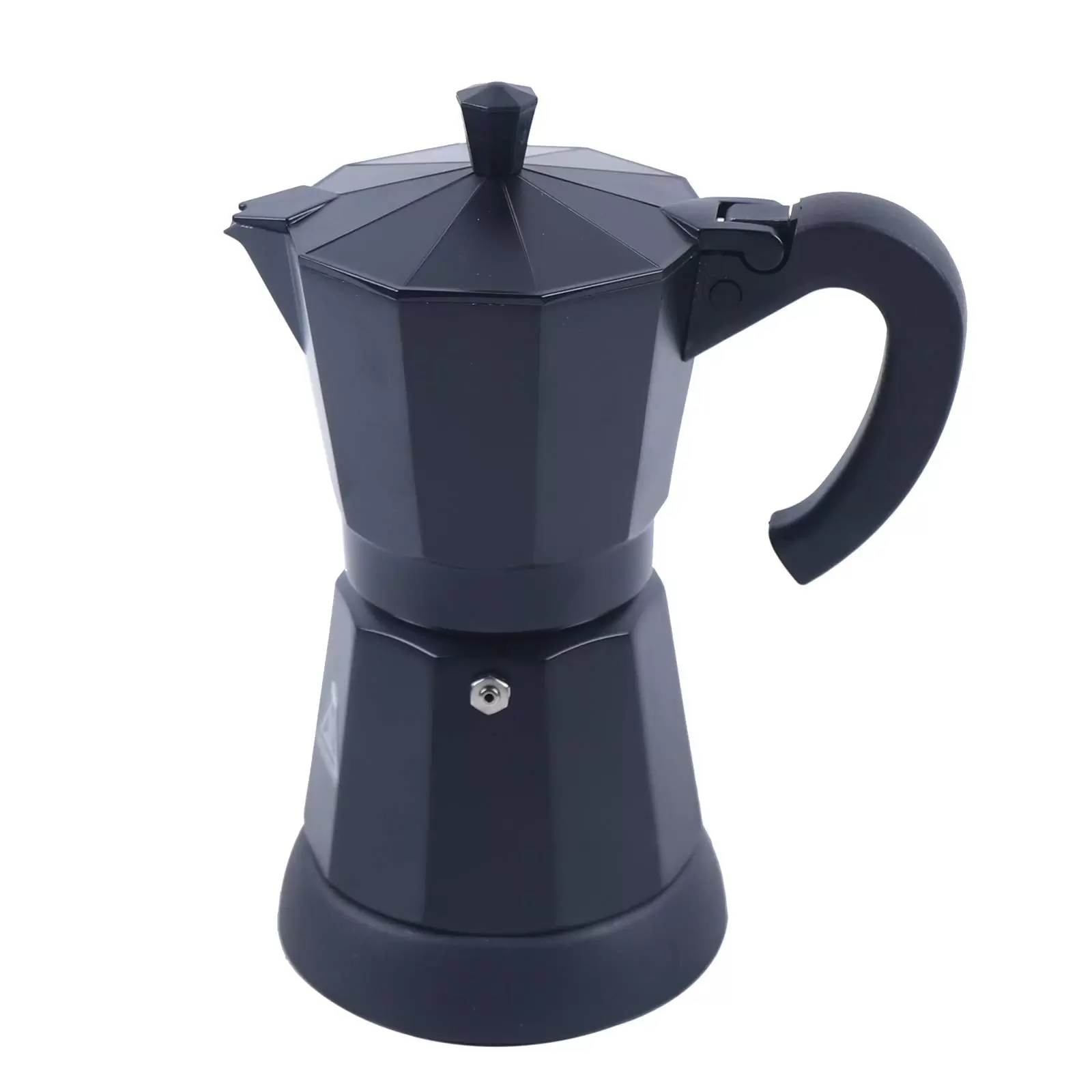 Electric Espresso Coffee Maker Moka Coffee Maker Black Aluminum Espresso Coffee Maker 6 Cups 300ml