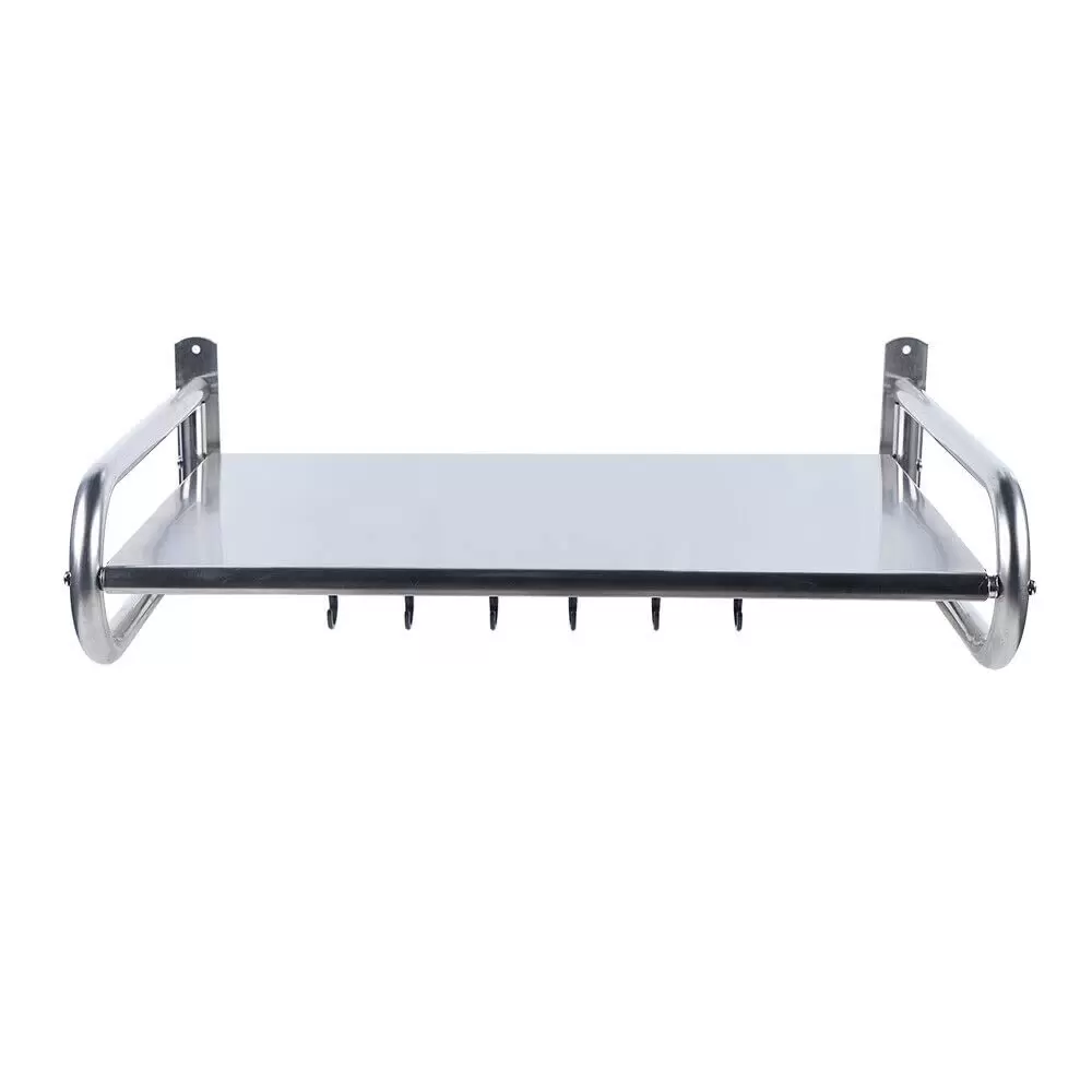 Stainless Steel Microwave Stand for Microwave with 6 Hooks