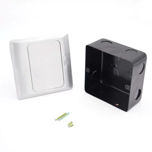 Integrated pop-up floor socket - Integrated European standard floor socket - 2 floor sockets - Wall socket - Installation depth: 65 mm