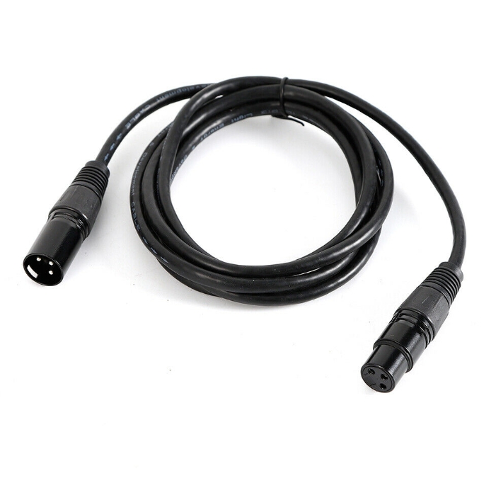 DMX Signal Cable DMX512 Stage Light Cable 10 2m DMX Signal Cable For Stage Lighting Lighting Scene Suitable For Different Stage Lights Black