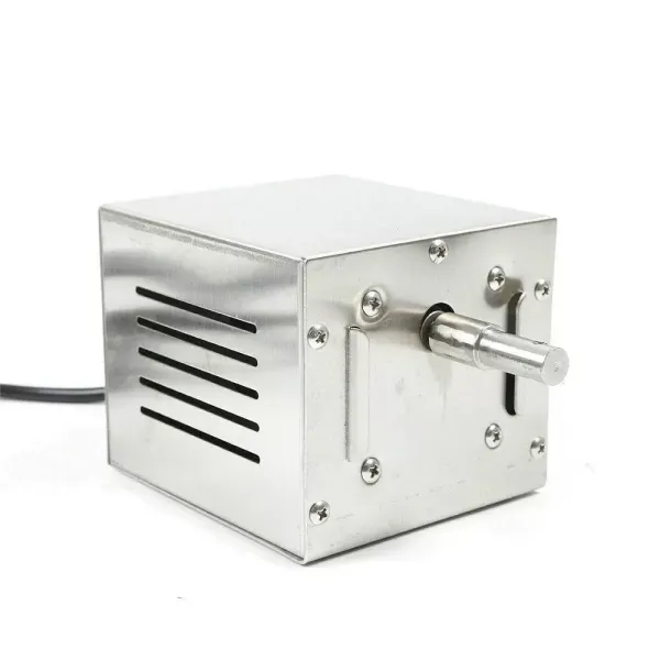 Electric motor for barbecue in stainless steel 25 W - For rotisserie and more than 2.5 rpm - 60 kg
