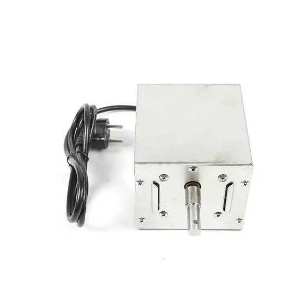 Electric motor for barbecue in stainless steel 25 W - For rotisserie and more than 2.5 rpm - 60 kg
