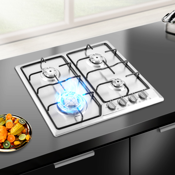 4-flame Built-in Natural Gas Propane LPG NG Gas Hob Four-burner Built-in Stove For Domestic Or Commercial Cooking In Homes Or Restaurants