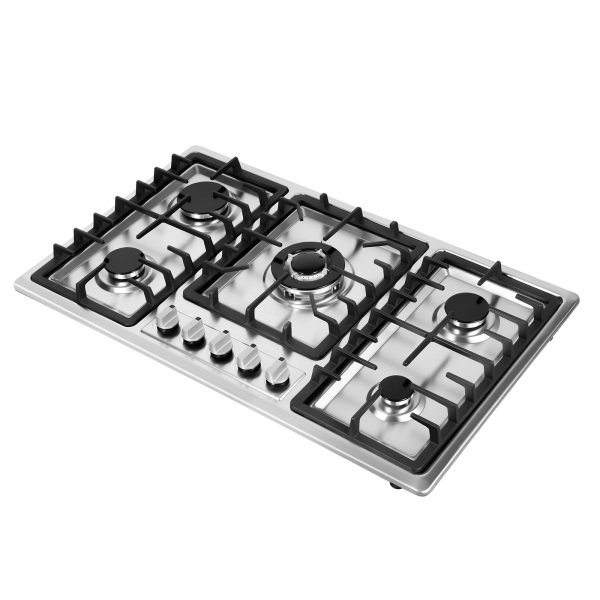 5 Zone Gas Cooktop - 13.25 Inch 5 Burner Camping Stove - Gas/Electric Stove/Gas Stove/Gas Stove/Natural Gas