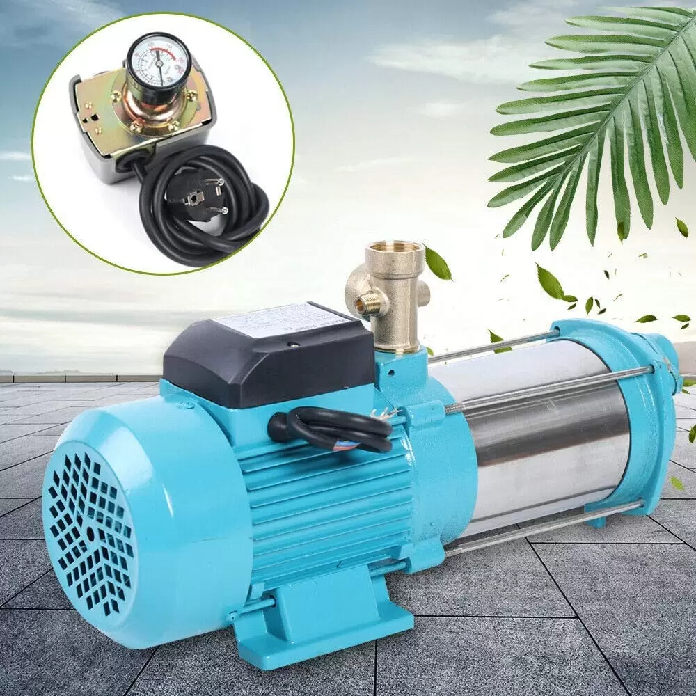 1300W 4000L/H Garden Pump Centrifugal Pump Pressure Switch Pump Control Stainless Steel Self-priming Centrifugal Pump MC-6SA Socket 1300W 4000L/H Garden Pump Centrifugal Pump Pressure Switch Pump Control Stainless Steel Self-priming Centrifugal Pump MC-6SA Socket