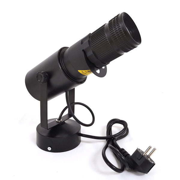 15W 5500K LED Spot Light Follow-spot Light Pinspot Light with Clear Lamp Cover Long Power Cord for DJ Setups Discos Parties