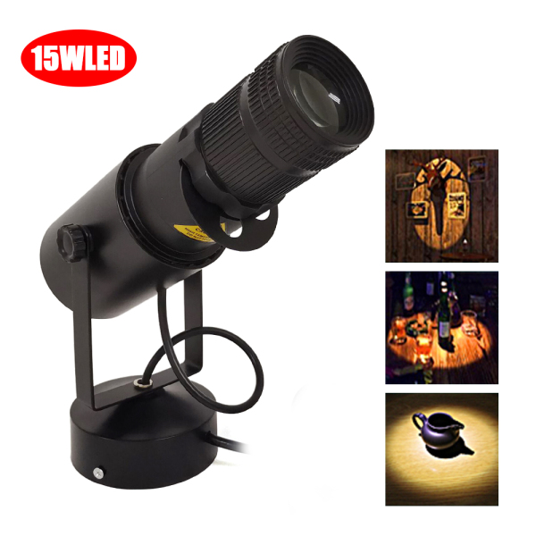 15W 5500K LED Spot Light Follow-spot Light Pinspot Light with Clear Lamp Cover Long Power Cord for DJ Setups Discos Parties 15W 5500K LED Spot Light Follow-spot Light Pinspot Light with Clear Lamp Cover Long Power Cord for DJ Setups Discos Parties