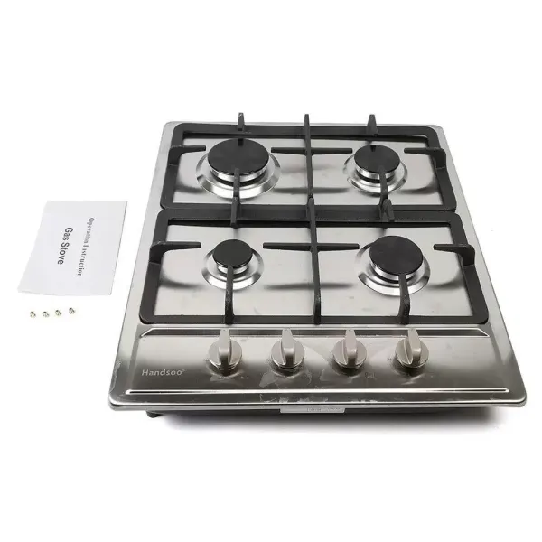 23 Inch 4 Burner Gas Range Gas Range Built-in Range For Natural Gas And Propane Gas Natural Gas Stainless Steel Used For Homes Hotels Restaurants