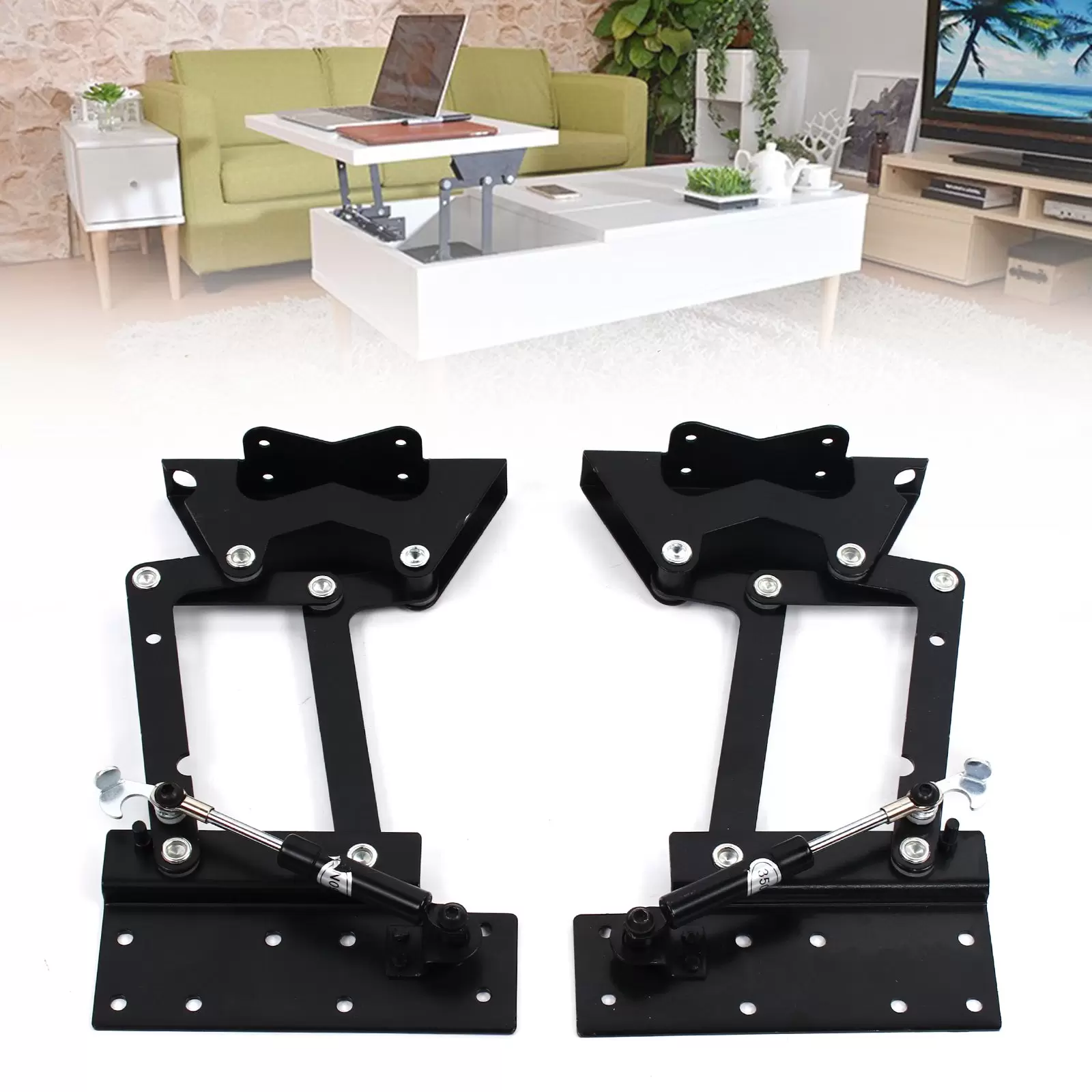 2 Pack Furniture Hinge Springs - Lift Spring - For Coffee Table 2 Pack Furniture Hinge Springs - Lift Spring - For Coffee Table