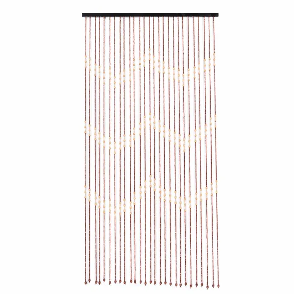 90cm*175cm*27 Wooden Bead Curtain - Door Curtain Partition Door Screen Panel Beaded String Curtain